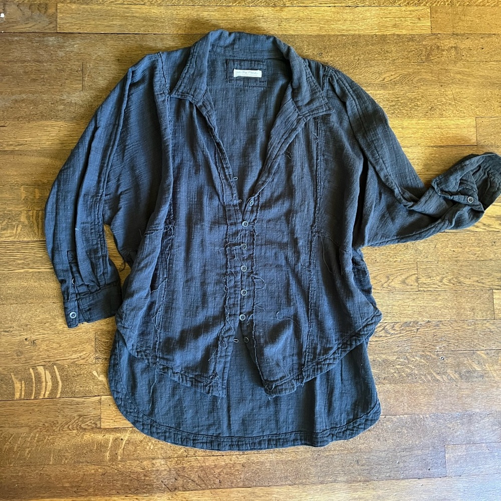 Free People Gauze Blouse
